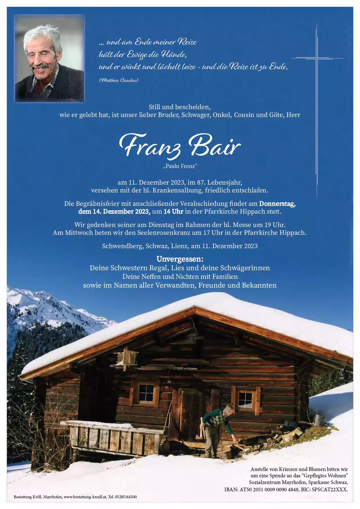 Parte von Franz Bair